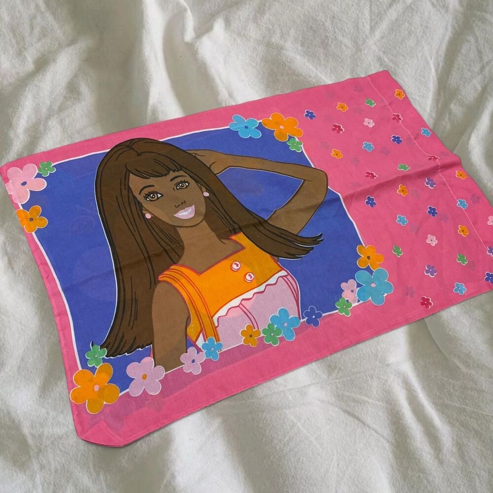 Vintage Y2K Barbie Kidcore Pillowcase